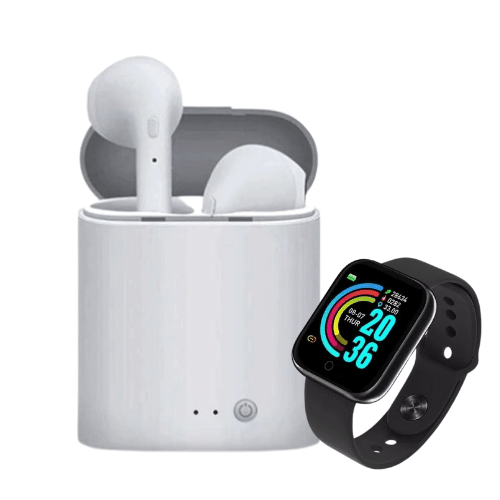Fone Bluetooth Nexus I7S + Smartwatch Nexus D20